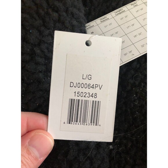 NEW Bailey & Bella Dog Jacket Coat Size Large Nova Check Plaid Adjustable Fleece - Picture 4 of 8